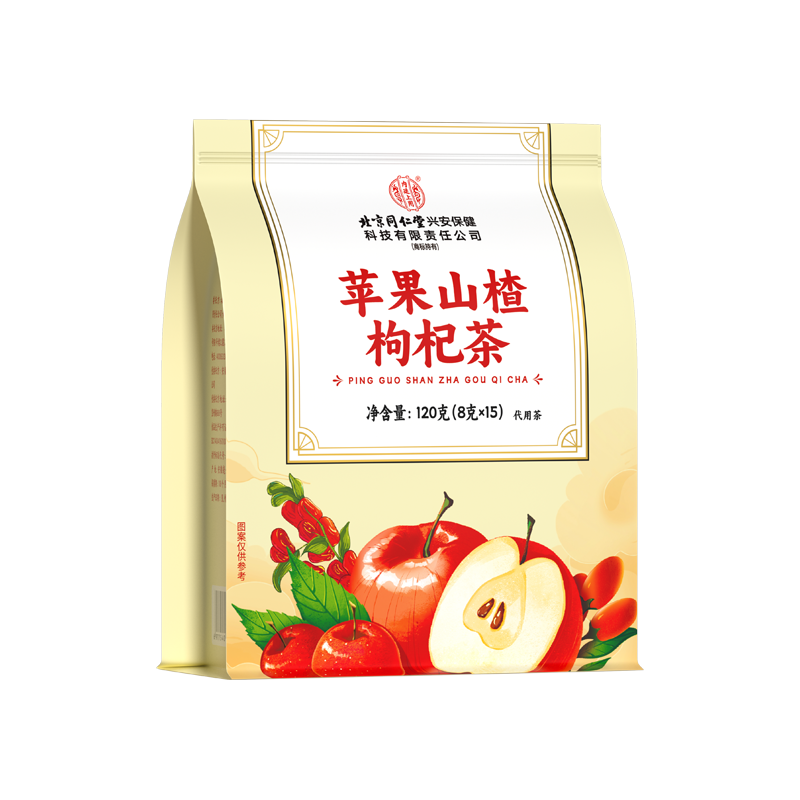 北京同仁堂内廷上用苹果山楂枸杞茶120g/袋
