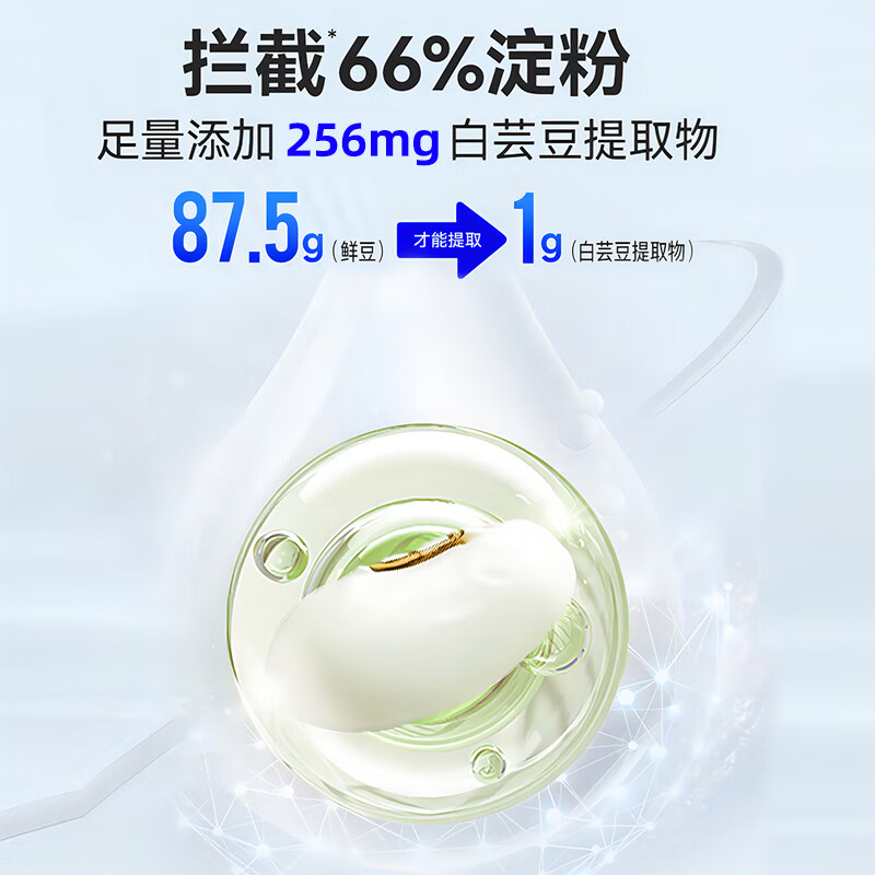 北京同仁堂怡福寿白芸豆菊粉羽衣甘蓝膳食纤维粉100g/盒