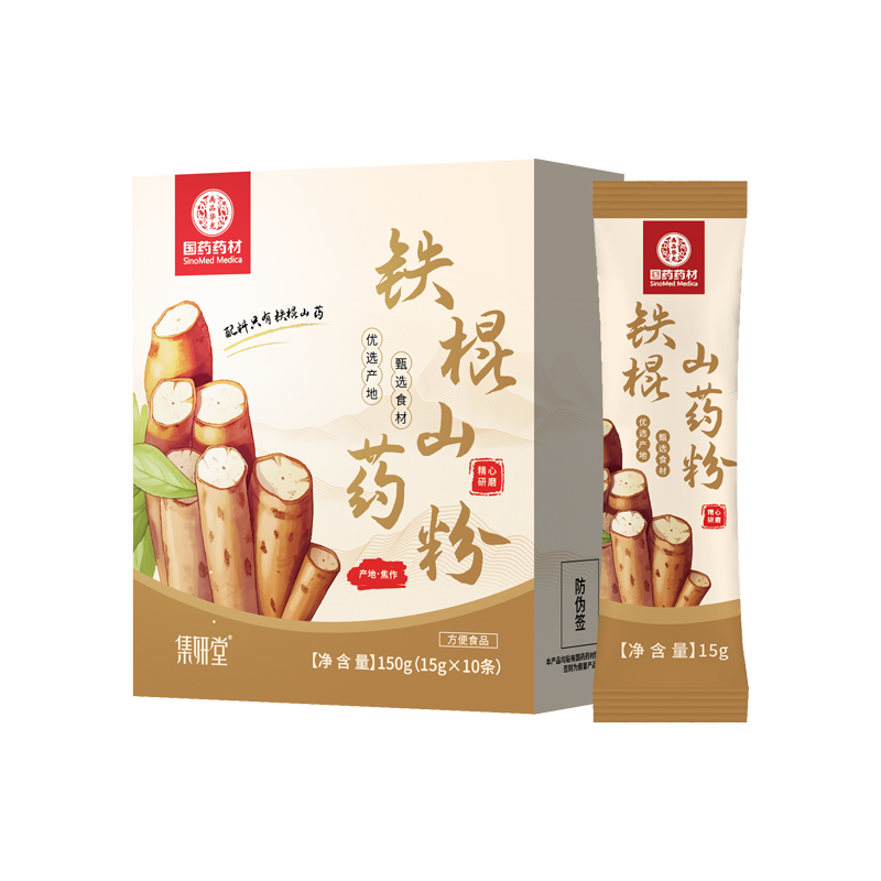 国药药材铁棍山药粉150g/盒