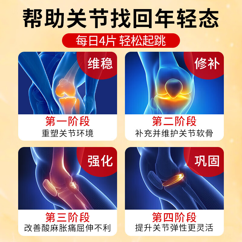 北京同仁堂内廷上用氨糖软骨素钙片40g（1g*40片）